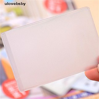 Set 10 Túi Nhựa PVC Trong Suốt Đựng Thẻ ID Tiện Dụng