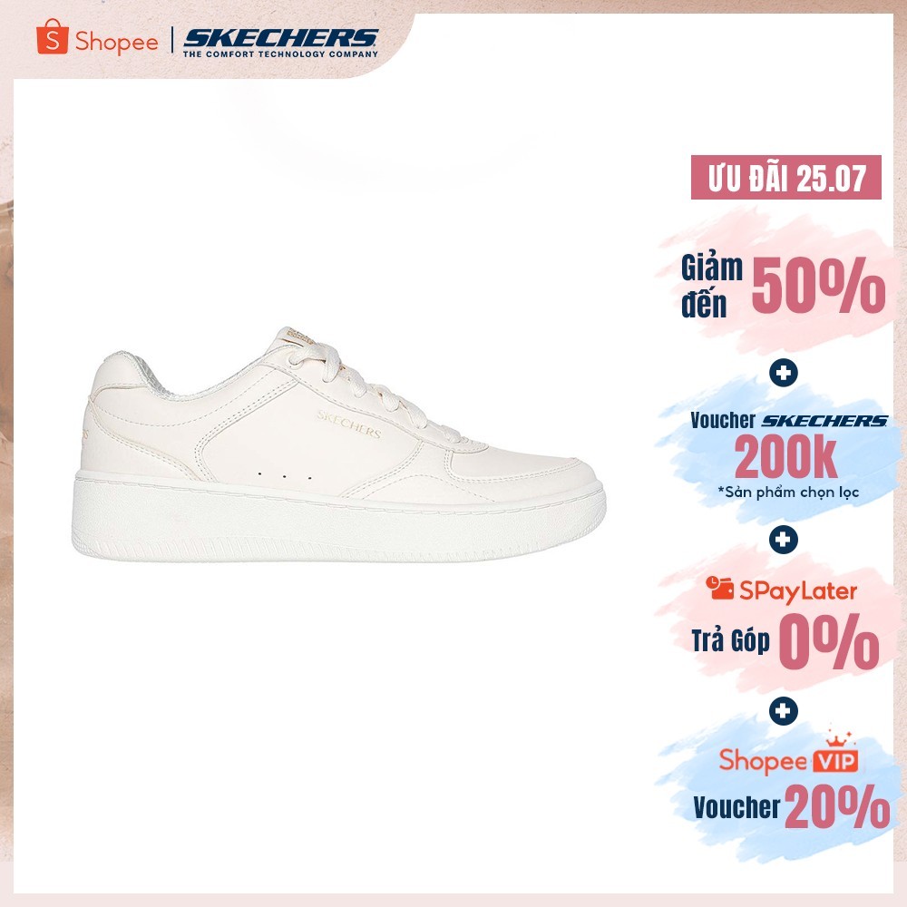 [ĐỘC QUYỀN ONLINE] Giày Thể Thao Nữ Skechers Court Classics Sport Court 2.0 Core Essential - 185160-OFWT MF Online Sale
