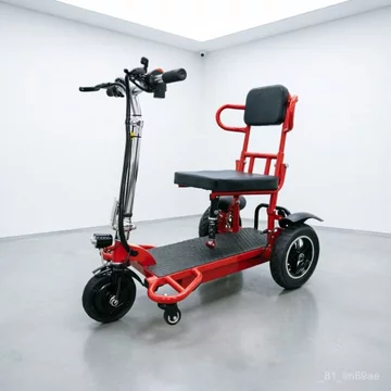 Xe ba bánh điện mini gấp gọn mang lên máy bay xe lăn điện di động tiện lợi cao cấp
