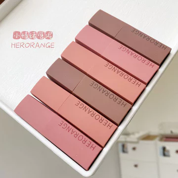 | 【his romand】 | ✺HERORANGE Nhỏ Cảm Xúc Môi Men Bầu Không Khí Cảm Giác Thu Đông Bùn Mờ Không Dễ Phai Màu Nữ Sinh Viên Son Môi Thảm♂