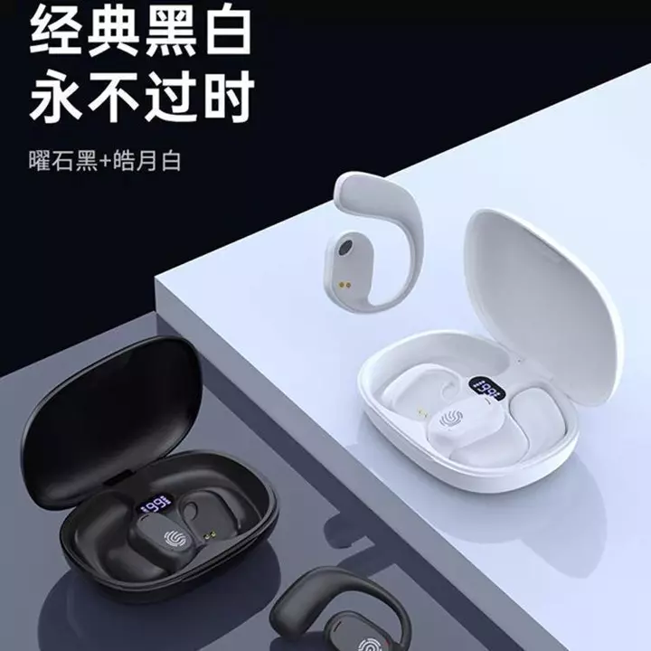 Tập thể dục tai Tai nghe Bluetooth điên không dây chất lượng cao Tai nghe thể thao Bluetooth trong tai Tai nghe treo Bluetooth Không thể tắt mà không  – 2