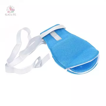 GJCUTE 1 Chiếc Găng Tay Hạn Chế Y Tế Có Thể Tháo Rời Giường Bệnh Nhân Chống Rơi Tay Ràng Buộc Bảo Vệ Người Cao Tuổi Chống Trầy Xước Găng Tay Cố Định WTD