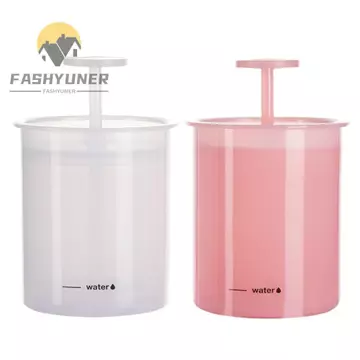 Máy tạo bọt rửa mặt FASHYUNER 2 CÁI, Máy bơm thủ công Máy tạo bọt rửa mặt màu hồng trắng, Máy tạo bong bóng mặt PP giàu bền bỉ Sử dụng du lịch