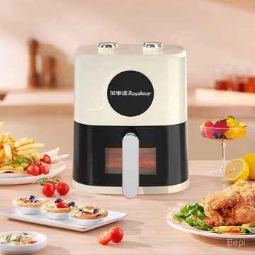 Nồi chiên không dầu dùng trong gia đình4-5L Nồi chiên điện đa chức năng dung tích lớn, nồi chiên không dầu ít béo, máy l