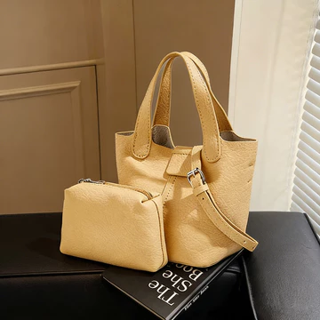 Women's Vintage PU Leather Work Tote – for Work