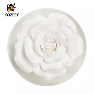 Máy khuếch tán tinh dầu KOZEEY Máy khuếch tán hương thơm hoa sứ Máy khuếch tán hương thơm không cháy Không nước Trang trí Bộ khuếch tán hương thơm thụ động Thích hợp cho gia đình O