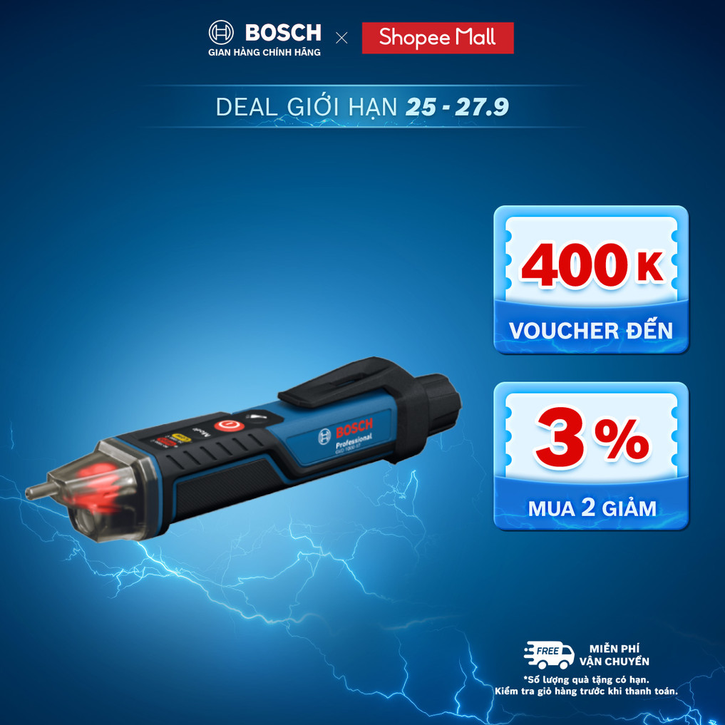 Bút thử điện không chạm Bosch GVD 1000-17