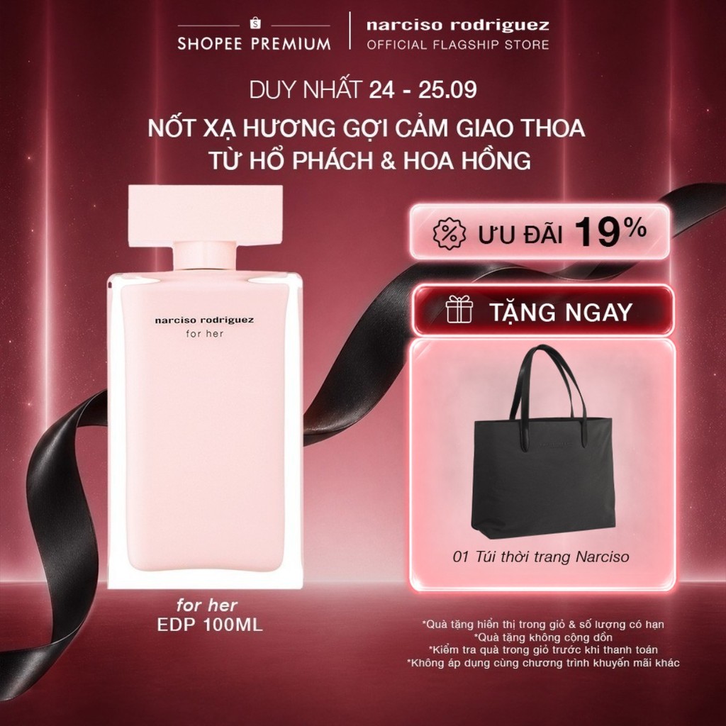 Nước Hoa nữ Narciso Rodriguez For Her Eau De Parfum 100ml