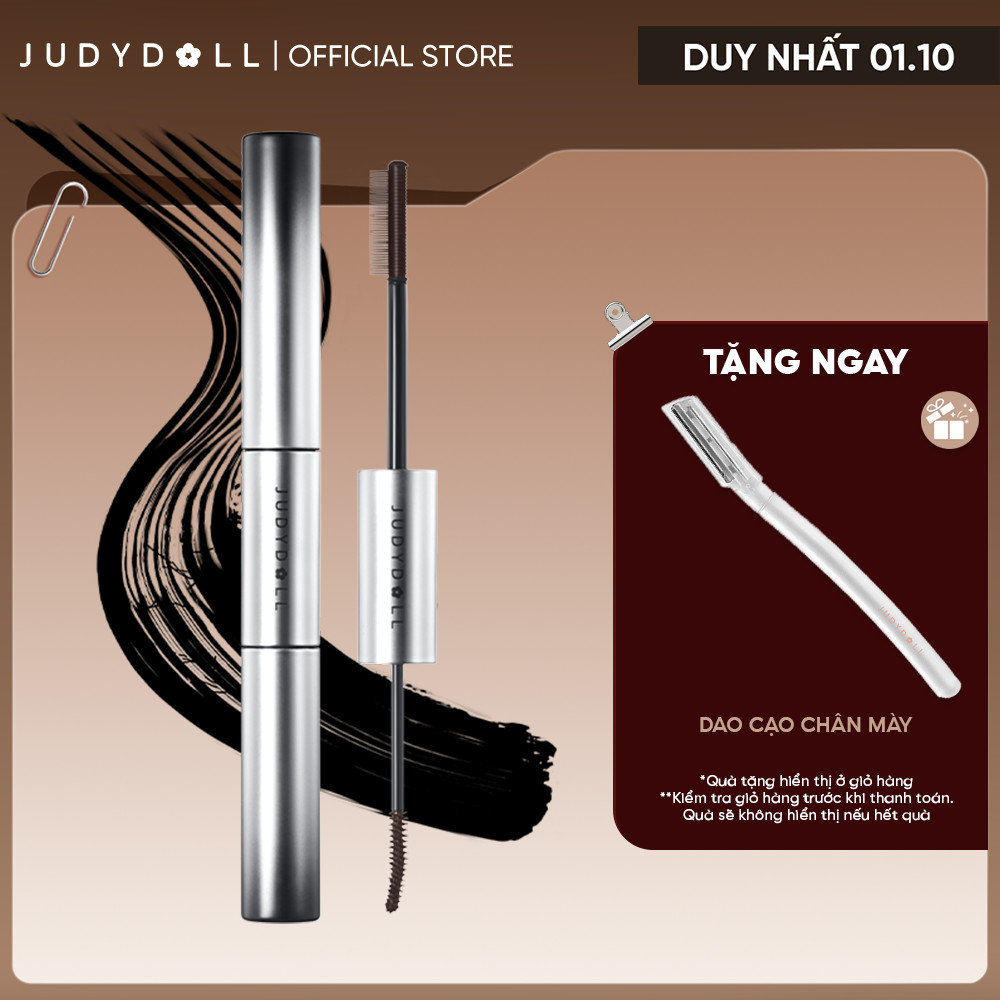 Mascara Hai Đầu JUDYDOLL Volume & Curling Mascara Tơi Dài mi Dày mi Lót mi Chống lem Chống Nước 2g