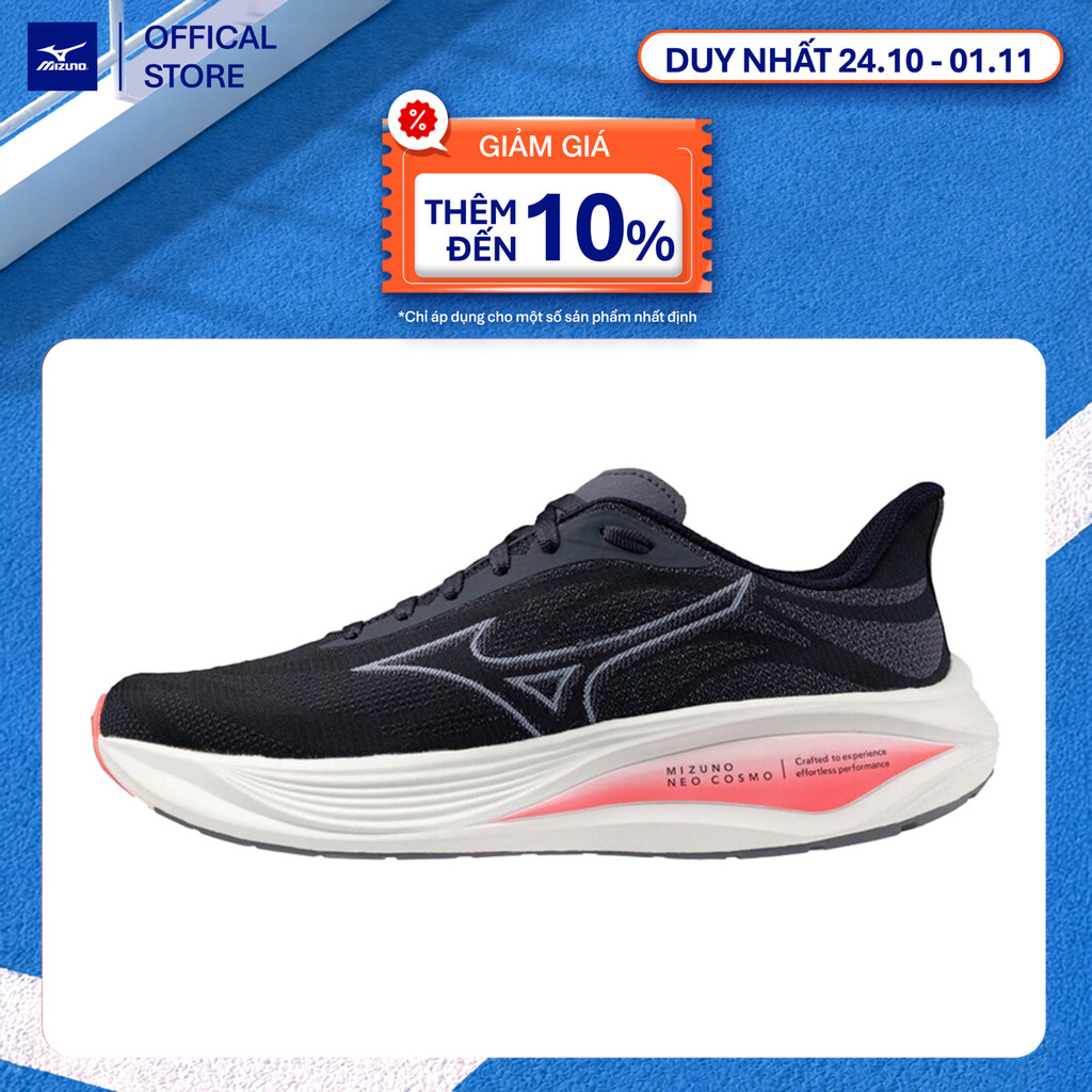 Giày Chạy Bộ Nữ Mizuno Mizuno Neo Cosmo - Đen - J1GD251021