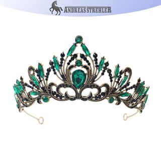 Onetimingfine Thanh Lịch Bé Gái Pha Lê Tiara Vương Miện Cho Nữ Tiệc Cưới Công Chúa Kim Cương Giả Cô Dâu Vương Miện Tóc Trang Sức VN