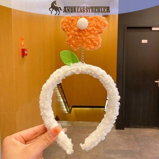 Onetimingfine Sáng Tạo Cừu Sang Trọng Hoa Băng Đô Quấn Tóc Cho Bé Gái Người Phụ Nữ Dễ Thương Hàn Quốc Mũ Vòng Phụ Kiện Tóc Đồ Trang Trí VN
