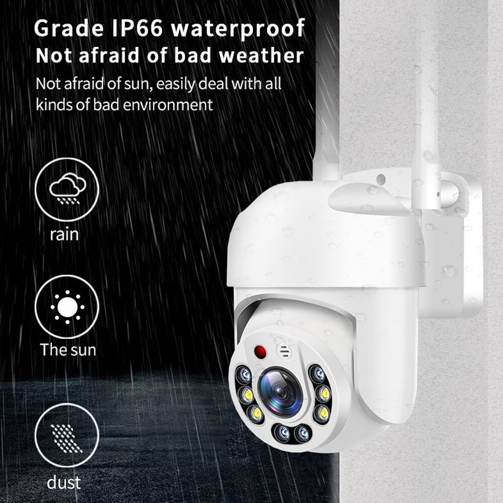 Camera IP WiFi không dây tại nhà 1,5 Inch Camera giám sát chống nước ngoài trời 1080P HD