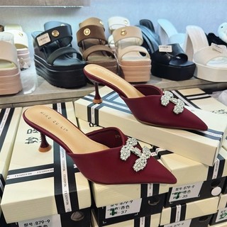 Dép Sục Nhọn Nhọn Tag CN Hàng Nhập QC Fullbox Mieo Shoes D3096 D3097 D3098