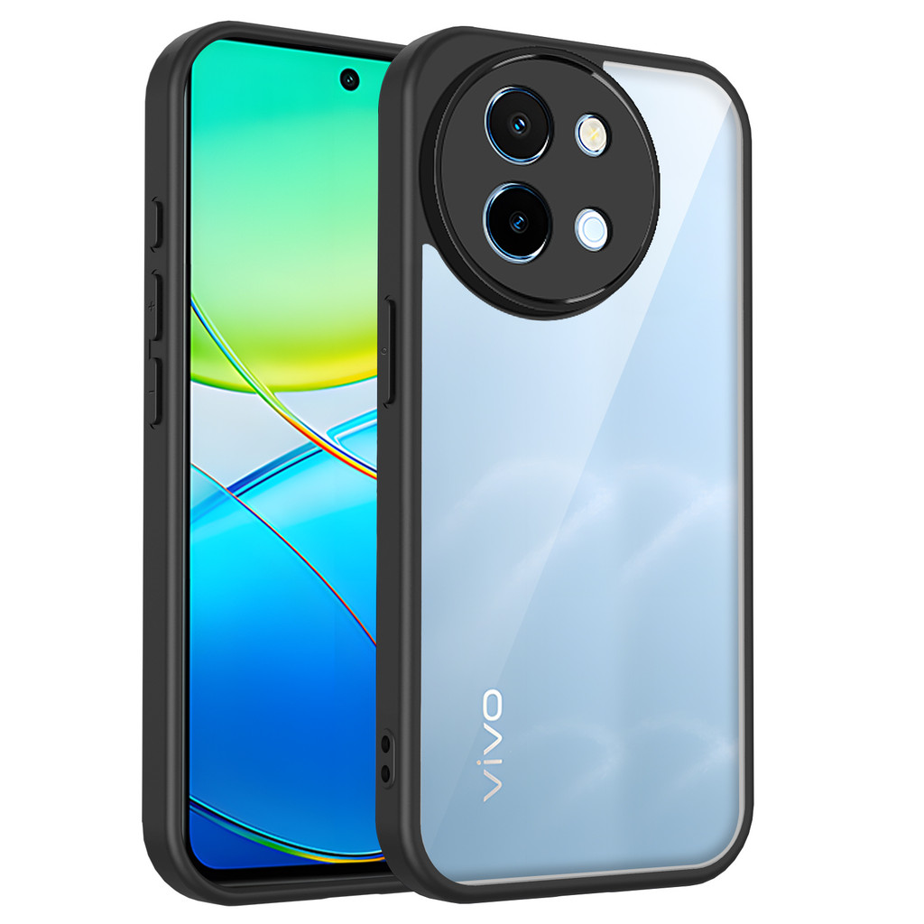 Ốp lưng Vivo Y38 5G Vỏ trong suốt mờ thời trang cho Vivo Y38 5G Vỏ điện thoại