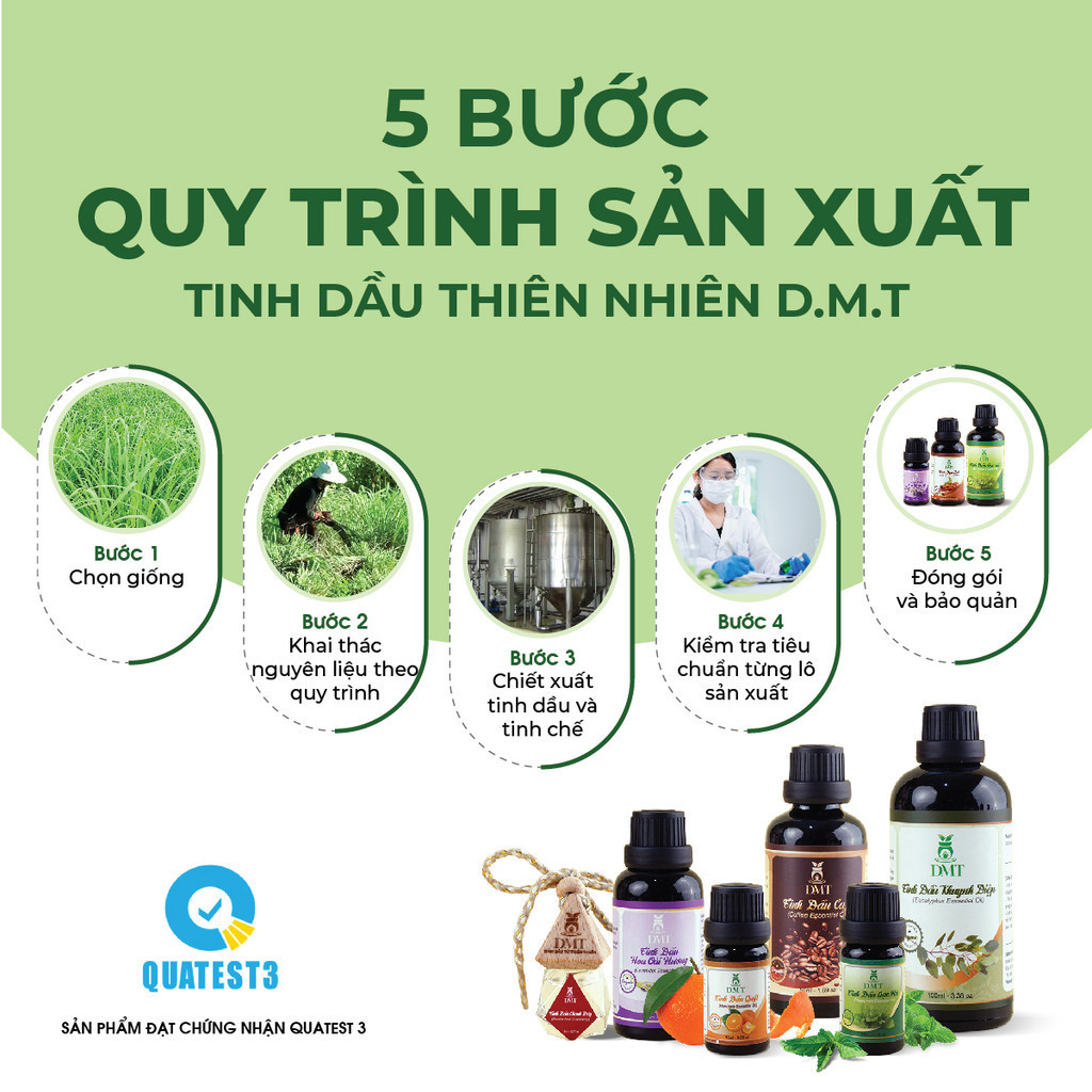 [Chai Lớn 1lít] Tặng máy xông tinh dầu nguyên chất khi mua 1000ml tinh dầu xông thơm phòng DMT