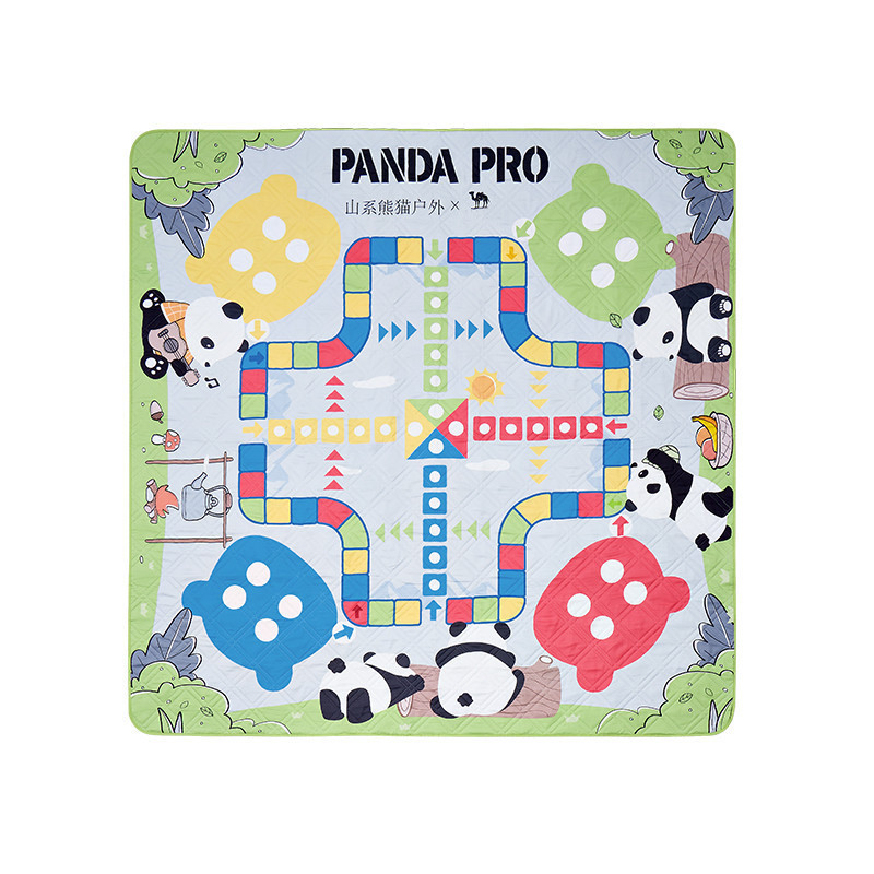 Camel CROWN Panda Flying Chess Lều dày ngoài trời Thảm chống ẩm, Thảm dã ngoại