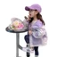 GC1 Bé Gái Có Thể Đảo Ngược Thời Trang Áo Gió Trẻ Em Mùa Xuân Thu Áo Khoác Ngoài Trời GC1