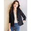 áo khoác blazer nữ đen basic mỏng nhẹ girl phố đẹp cao cấp sang chảnh áo khoác vest cardigan hot trend 2026