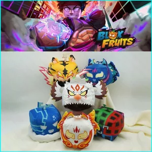 HK1 Blox trái cây Tiger Phoenix Falcon Spider Control Plushie Game Merch Dễ Thương Cotton Đồng Hành Búp Bê KH1