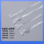 Đồ lót Dây đeo vai trong suốt 55cm Mở rộng 6mm Dây đeo áo ngực rộng Mặt sau vô hình Áo ngực chống trượt Dây đeo vai RUKV