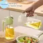 Pufangbliss Bình Đựng Dầu 2 Trong 1 Cho Nhà Bếp Bình An Toàn Thực Phẩm Trong Suốt Cho Nồi Chiên Không Khí Salad Nướng VN