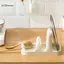 GCDHome Bếp Nắp Nồi Giá Đỡ 2 Tầng Kệ Sắp Xếp Với Thìa Ra Giải Pháp Bảo Quản Đa Năng Để Sử Dụng Mặt Bàn HOT