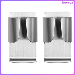2 Chiếc Bạc 304 Điện Bàn Chải Đánh Răng Giá Đỡ Phòng Tắm Kệ Bảo Quản Móng Tay Kevga