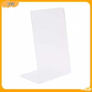 VFZ 120 Lỗ Frosted Acrylic Trắng Trang Sức Màn Hình Đứng Bông Tai Bông Tai Giá Đỡ Trang Sức Lưu Trữ Louislifecool
