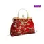 Túi tiệc SAMO, Túi Qipao thêu phong cách Trung Quốc, Túi đựng mỹ phẩm hợp thời trang có tay cầm dung tích cao phổ biến dành cho nữ