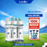 [TẶNG BỘ LÕI] Máy lọc nước để gầm Karofi KAQ-U95 Pro - 10 lõi, Aiotec, RO Mỹ 100GPD, Lắp miễn phí — ảnh 1