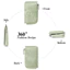 Dây Kéo Đựng Thẻ Thiết Kế Nổi Dung Tích Lớn Nhiều Thẻ Đựng Thẻ Nữ Ví Đựng Tiền Xu Có Vòng Chìa Khóa