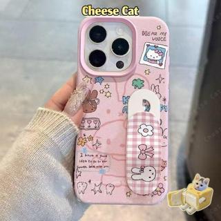 Màu Hồng Dễ Thương Thỏ Điện Thoại Kitty Ốp Lưng Điện Thoại iPhone 11 12 13 14 15 16 17 Pro Max Xs Max XR