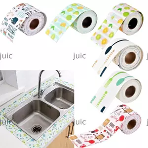Nhãn dán thấm bồn rửa JUIC, Nhãn dán thấm nước cửa sổ có thể tái sử dụng có thể giặt được, Băng dính tự dính Dải niêm phong Băng keo chống sương mù Nhãn dán phòng tắm Nhà bếp