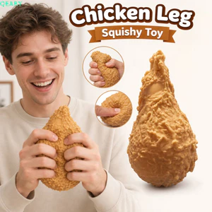 Đồ chơi bóp chân gà QEARY, Đồ chơi Squishy chân gà siêu mềm sáng tạo, Nhào thủ công di động Mô phỏng ngộ nghĩnh Kẹp thực phẩm Thư giãn tay