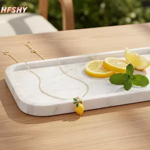 Mặt dây chuyền trái cây 3D mạ vàng HFSHY Thích hợp để mặc hàng ngày Quà tặng sinh nhật / ngày lễ VN