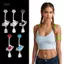 PNPIA- Không Gây Dị Ứng Tòn Bụng Nút Nhẫn Thép Không Gỉ Zircon Pha Lê Vũ Trụ Thiết Kế Xuyên Phụ Kiện Cho Nữ