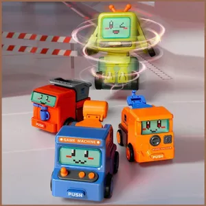 SQ11 Biến Đổi Xe Robot Đồ Chơi Va Chạm Quay Biến Dạng Đồ Chơi Cho Trẻ Em Sáng Tạo Dễ Thương Nhân Vật Hành Động Căng Thẳng Đồ Chơi