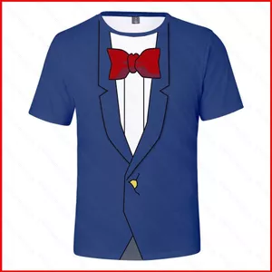 Thám Tử Lừng Danh Conan Áo Thun Anime Unisex Tee Cho Trẻ Em Người Lớn Cosplay Kaito Kiddo 3D Áo Sơ Mi Tay Ngắn Hàng Đầu Thường Ngày Plus Kích Thước