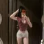 Áo Thun Cổ Tim Nữ Kẻ Sọc Form Ôm Body, Tay Ngắn Co Giãn Thoải Mái - - Hieuvy Botique