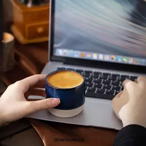 DONOVANQQ Vintage Cốc Cà Phê, Retro Tối Giản Trà, Đồ Uống Gốm Phong Cách Nhật Bản Cốc Espresso Khách Sạn