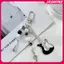 JASMINE Đàn Guitar Dễ Thương Micro Hạt Điện Thoại Di Động Dây Xích Quyến Rũ Ngọt Móc Khóa Bapa Âm Nhạc Note Mặt Dây Chuyền Túi Treo Trang Trí Cô Gái Quà Tặng JASMINE