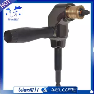 Phụ kiện máy khoan góc phải, Bộ chuyển đổi máy khoan 90 độ thân kim loại có tay cầm có thể tháo rời, Bộ chuyển đổi góc mũi khoan Dễ dàng cài đặt Dễ dàng sử dụng