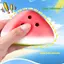 POWER Đồ chơi Fidget dưa hấu dễ thương Đồ chơi đàn áp phục hồi chậm Chống căng thẳng Trái cây tăng chậm Đồ chơi bóp giảm căng thẳng mềm mại.