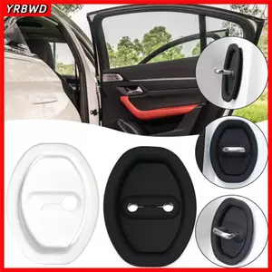 YRBWD 4 Bộ Bảo Vệ Khóa Cửa Ô Tô, Vỏ Khóa Cửa Ô Tô Silicon Chống Trầy Xước, Giảm Tiếng Ồn Chống Va Chạm Tấm Bảo Vệ Cửa Ô Tô Tấm Chống Sốc