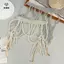 Dây đeo vai cưới Nelace cho khăn choàng ngọc trai giả rỗng đính cườm lớn Sự kiện trang trọng thanh lịch [Mina]