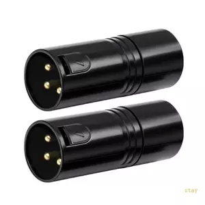 Ở lại Bộ 2 Kẻ Hủy Diệt 3 Pin DMX512 120Ω Có Liên Lạc Mạ Vàng Để Hiệu Suất Âm Thanh Tốt Hơn