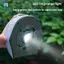 Đèn lồng LED hình lều đầy màu sắc Đèn xung quanh di động Đèn dây ngoài trời