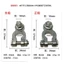 Pin Ô Tô Đầu Cọc Hợp Kim Nhôm Xe Công Tắc Điện Kẹp Pin Bảo Quản Kẹp Đầu Cọc Vỏ 7.6 601W