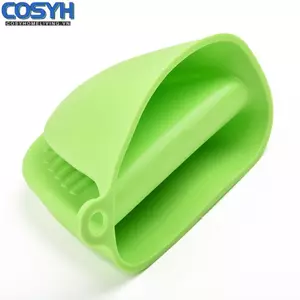 <cosyh>Glove Pliable Heat Silicon Colorful Cooking Durable Hand Heat-Resistant